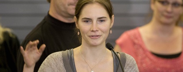 Amanda Knox retrial begins without her (Kevin Casey/AFP)